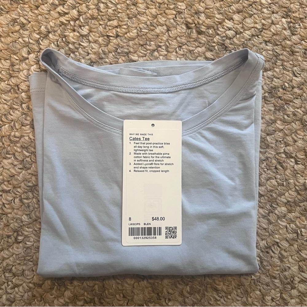 lululemon Cates Tee (Blue Linen)
